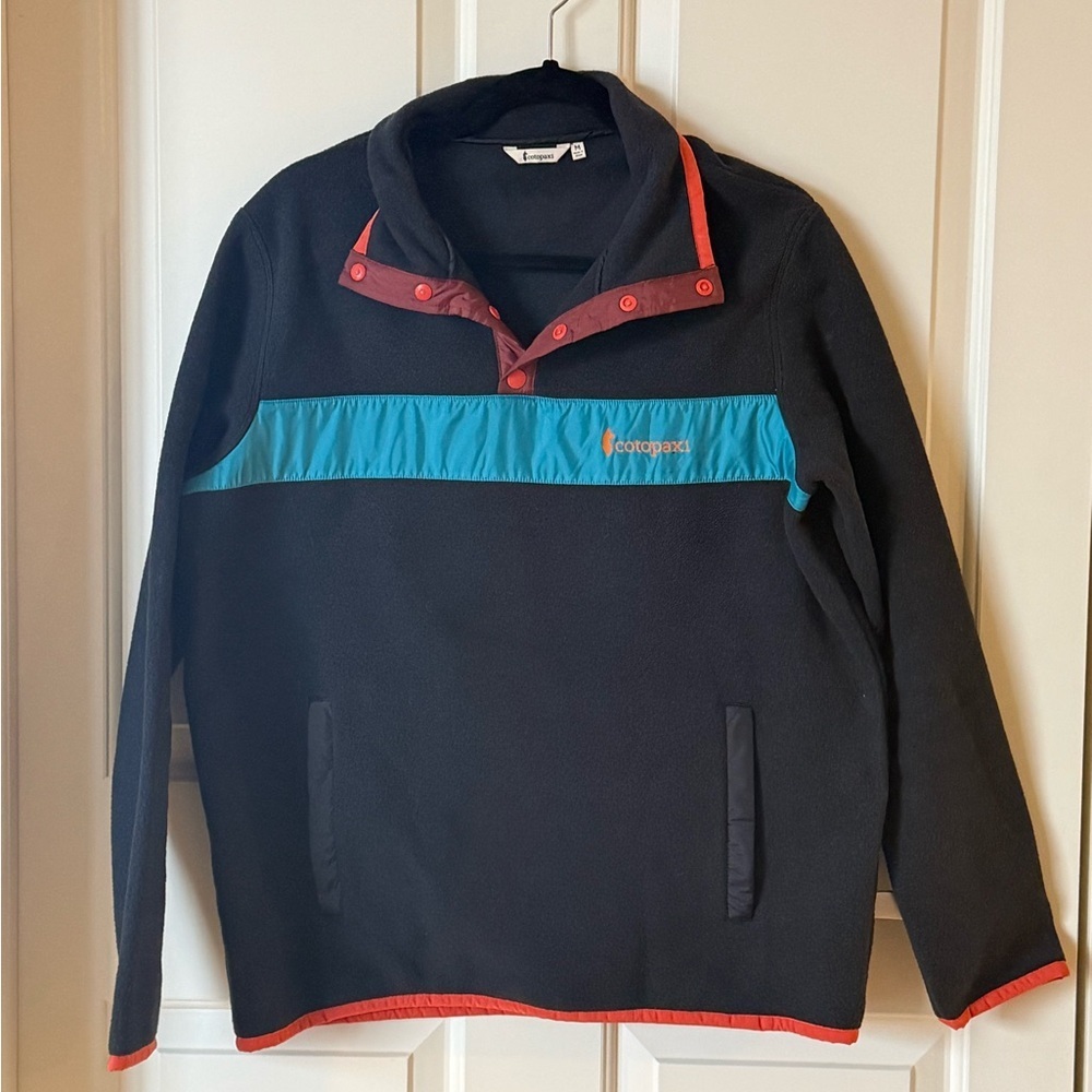 Cotopaxi Half-Snap Fleece Pullover – Colorblock – Size M